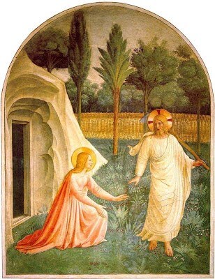 Chúa Phục sinh hiện ra với thánh MM - Fra Angelico
