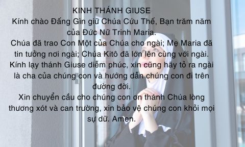 Kinh cầu ông Thánh Giuse